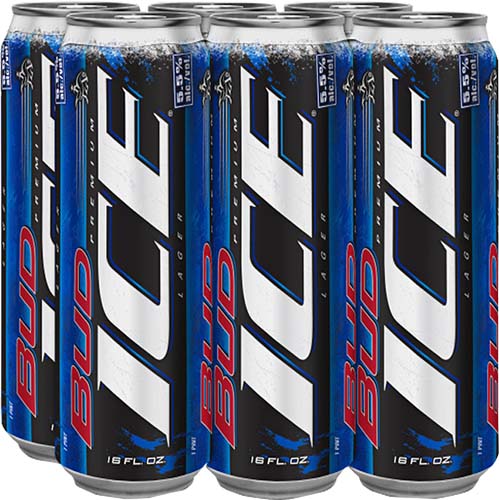 Picture of Bud Ice 16 Oz Cans