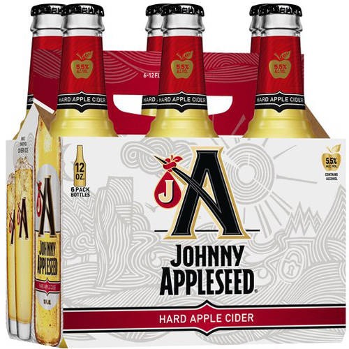 Cloud9Liquor. Johnny Appleseed Hard Apple Cider Beer, 6 Pack