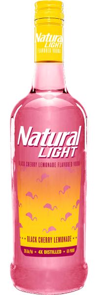 Picture of Natural Light Black Cherry Lemonade Flavored Vodka