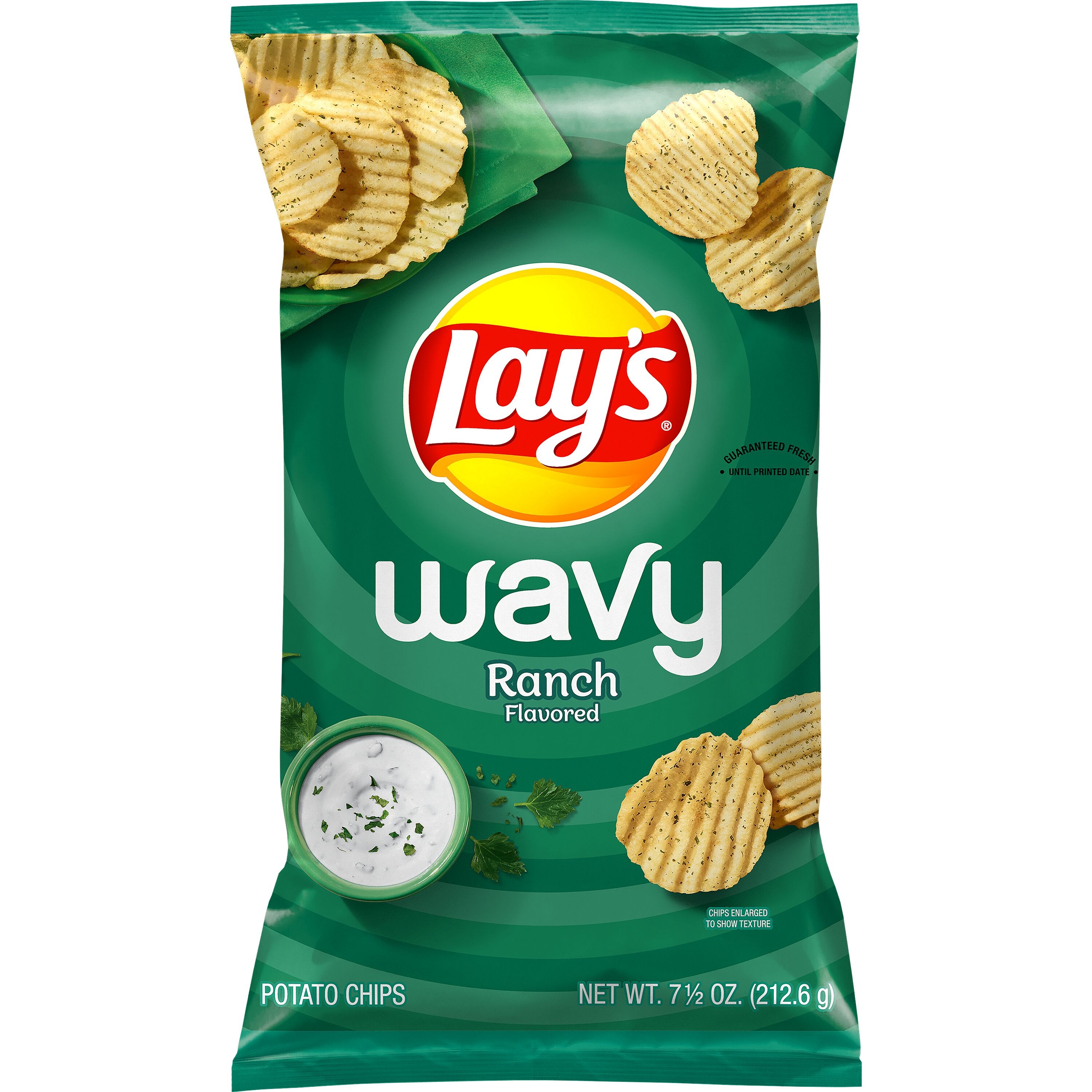 AlcHub. Lays Wavy Ranch Flavored Potato Chips