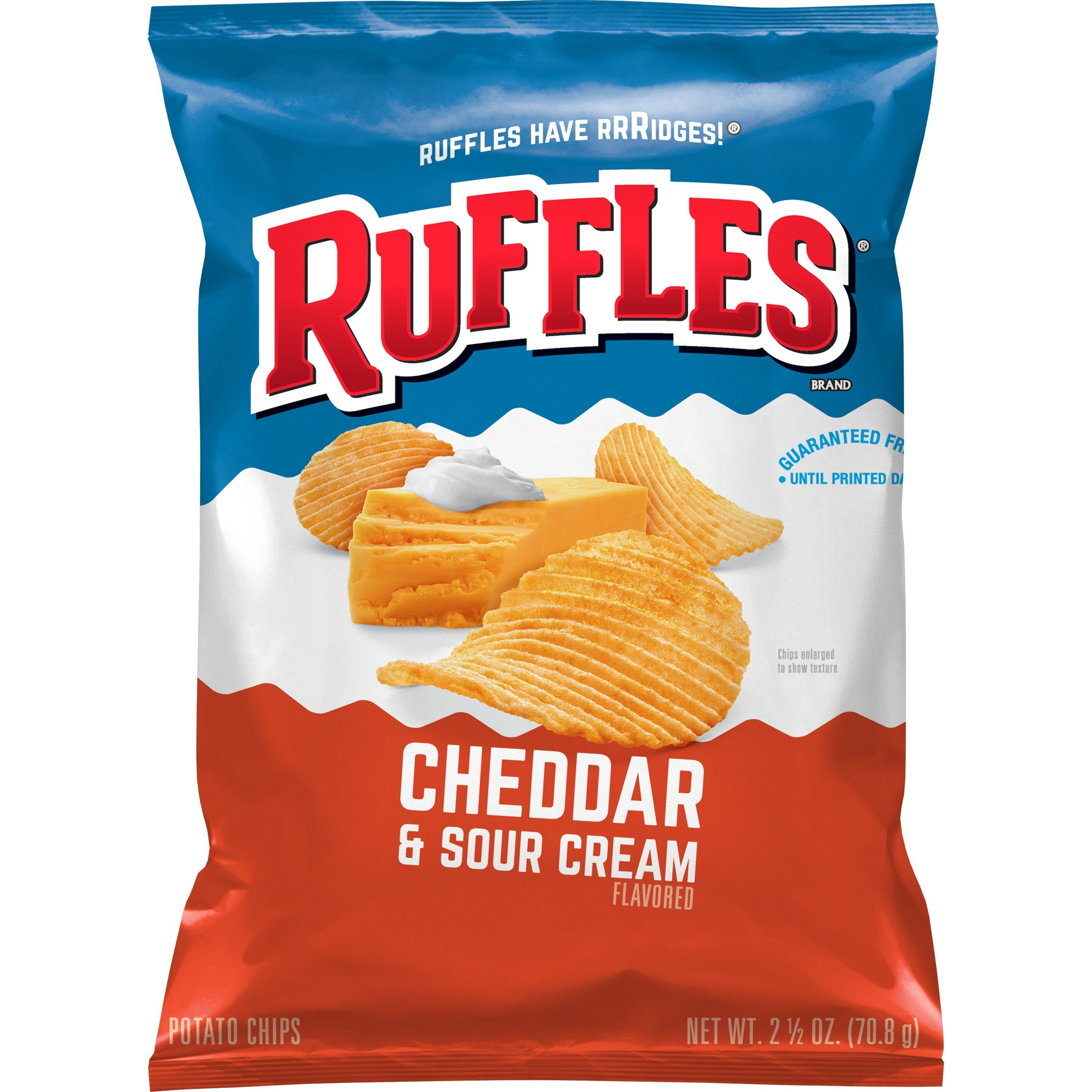 AlcHub. Ruffles Cheddar & Sour Cream Flavored Potato Chips