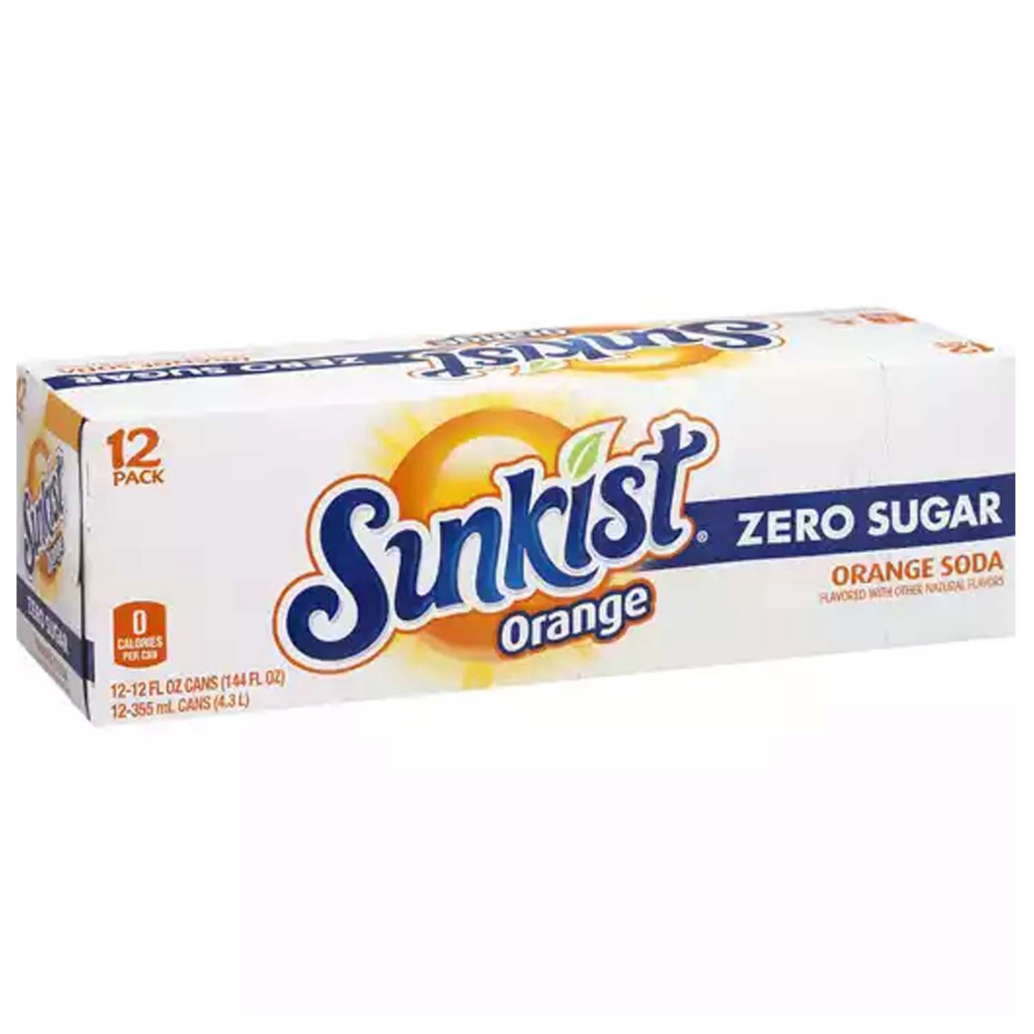 Alchub Sunkist Zero Sugar Orange Soda 4201