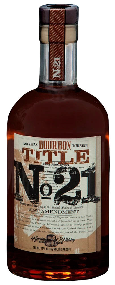 Picture of TITLE 21 BOURBON WHISKEY