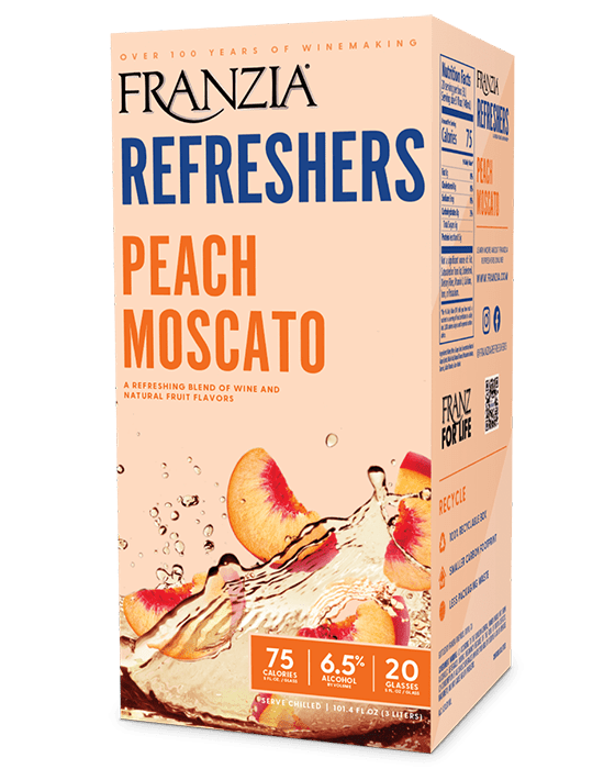 Picture of Franzia Refreshers Peach Moscato