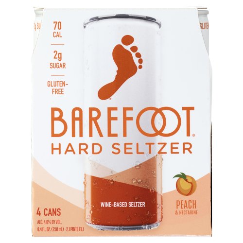Picture of Barefoot Peach And Nectarine Hard Seltzer