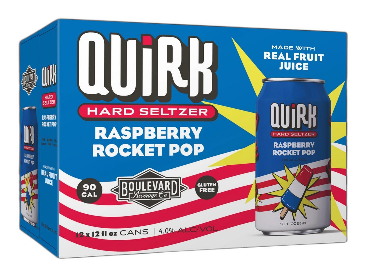 Picture of Quirk RASPBERRY ROCKET POP