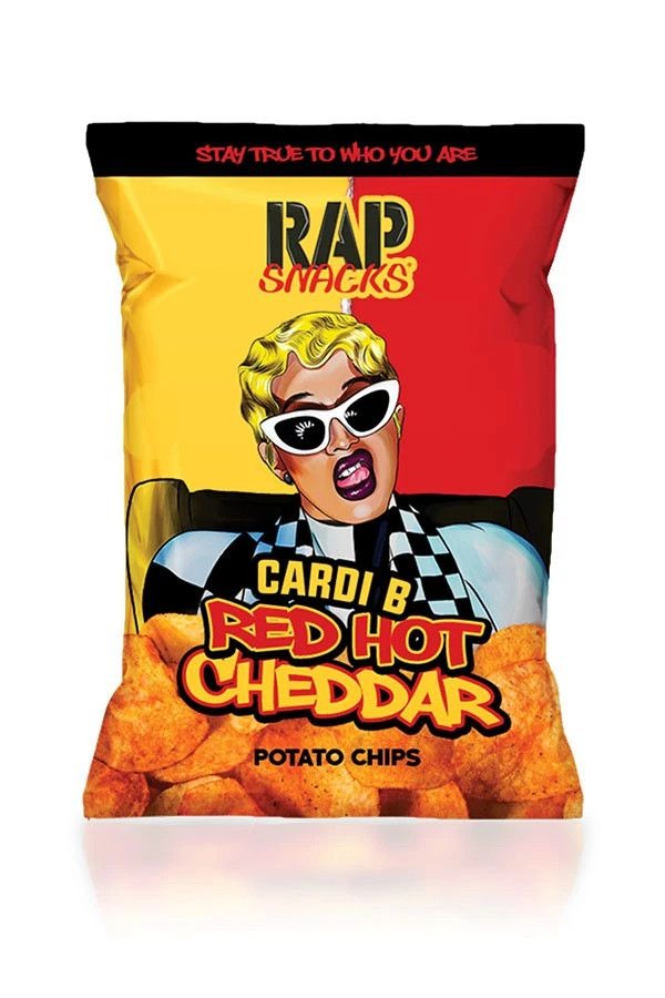 AlcHub. Cardi B Red Hot Cheddar Potato Chips