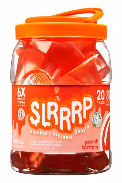Picture of Slrrrp Alcohol-Infused Gelatin Shots - Peach Bottom