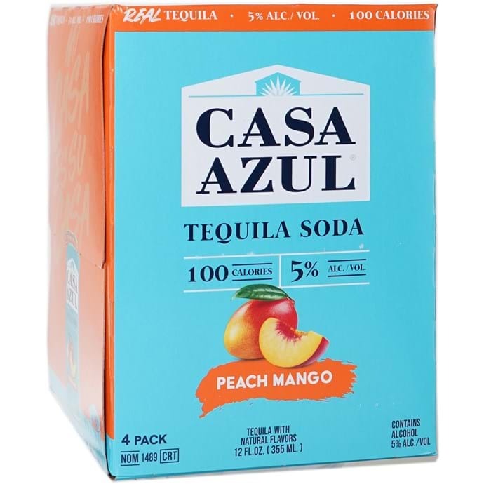 Picture of Casa Azul Peach Mango Tequila Soda